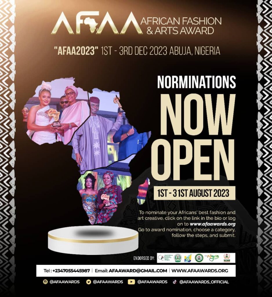 Afaa Nomination Form 2023